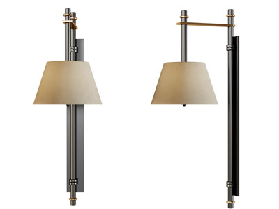 现代壁灯3d模型 现代壁灯