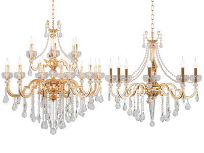 欧式铁艺烛台水晶吊灯3d模型 欧式铁艺烛台水晶吊灯