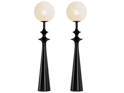 现代落地灯3d模型 现代落地灯