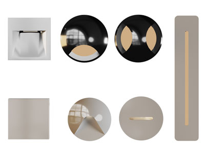 侘寂风壁灯3d模型 侘寂风壁灯