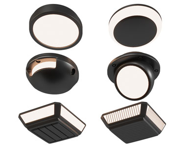 工业风loft可转向筒灯射灯3d模型 工业风loft可转向筒灯射灯