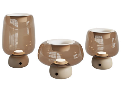 现代玻璃灯罩台灯