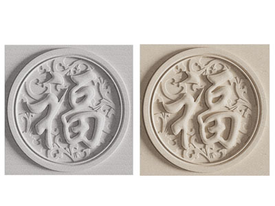 新中式福字浮雕装饰挂画3d模型 新中式福字浮雕装饰挂画