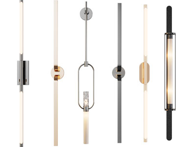 现代轻奢壁灯3d模型 现代轻奢壁灯