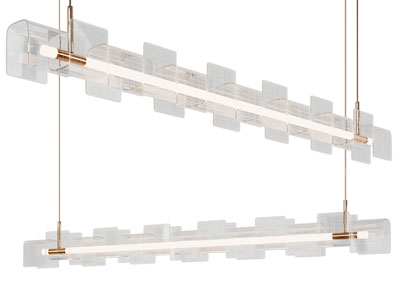 现代长条形餐厅水晶吊灯3d模型 现代长条形餐厅水晶吊灯