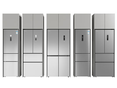 现代电冰箱3d模型 现代电冰箱