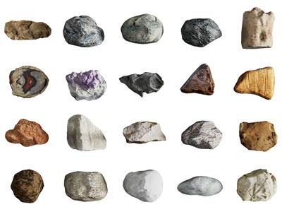 现代石头、岩石