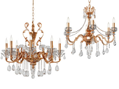 欧式烛台水晶吊坠吊灯3d模型 欧式烛台水晶吊坠吊灯