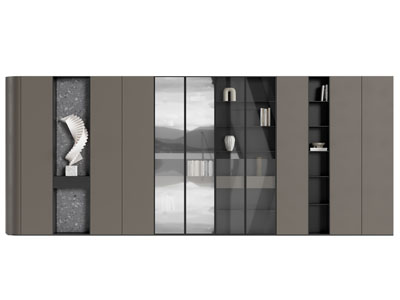 现代加宽装饰柜