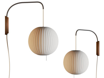 侘寂风灯笼壁灯3d模型 侘寂风灯笼壁灯