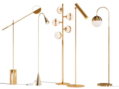 现代轻奢落地灯