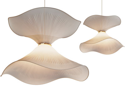 现代波浪边吊灯