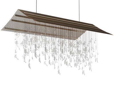 新中式屋檐吊灯