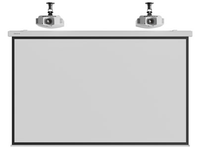 现代投影仪、投影幕布3d模型 现代投影仪、投影幕布