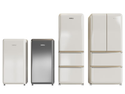 现代单扇、上三开门电冰箱3d模型 现代单扇、上三开门电冰箱