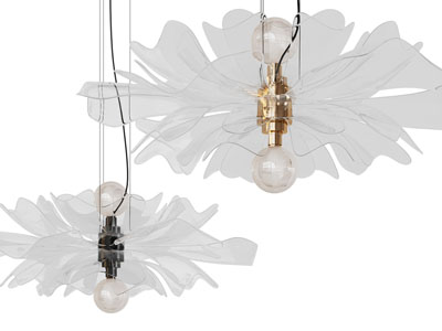 现代轻奢花朵吊灯