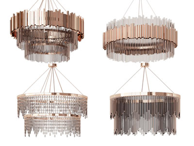 现代轻奢圆形吊灯