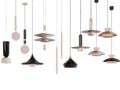 现代垂线吊灯