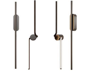 现代金属线形壁灯