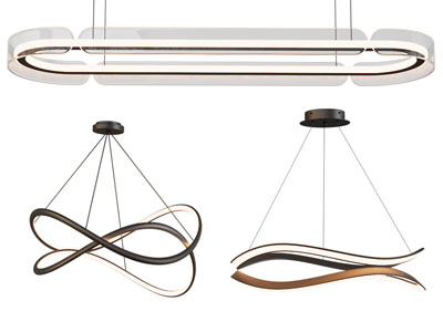 现代椭圆形吊灯