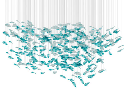 现代大垂线吊灯