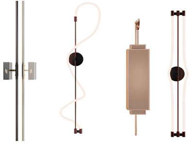 现代灯管壁灯 线条壁灯