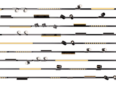 现代轨道磁吸灯 筒灯射灯