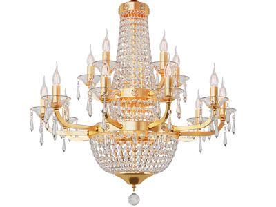 欧式水晶烛台吊灯