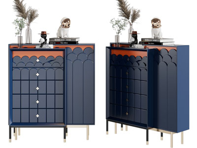 现代轻奢玄关柜、边柜