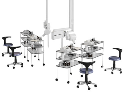 现代验光仪医疗设备3d模型 现代验光仪医疗设备