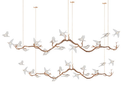 新中式飞鸟吊灯