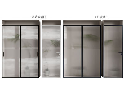 现代长虹玻璃平开门、推拉门