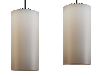 现代柱形灯罩吊灯