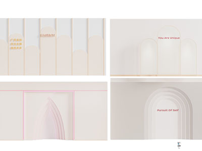 现代背景墙3d模型 现代背景墙