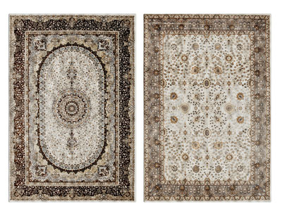 欧式花纹长方形地毯3d模型 欧式花纹长方形地毯