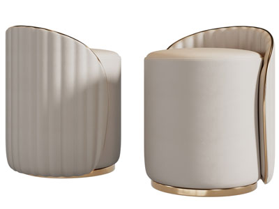 现代轻奢沙发凳子