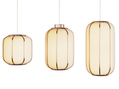 新中式灯笼造的吊灯