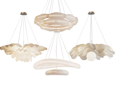 现代花瓣造的吊灯