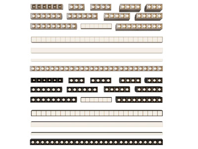现代多头多组筒灯射灯 格栅灯