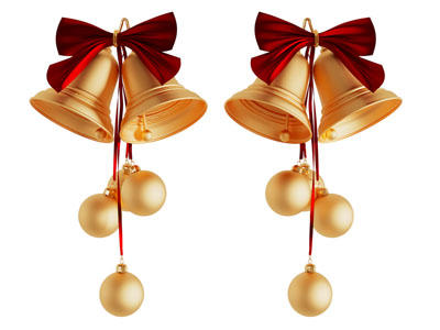 现代圣诞节铃铛挂件墙饰