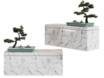 新中式松树盆景盆栽