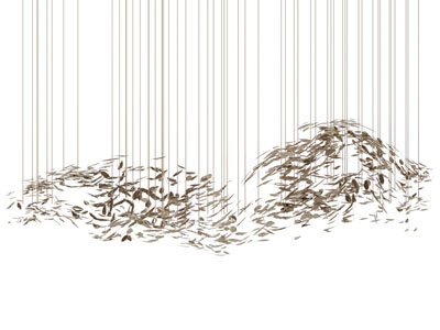 现代大鱼群吊灯