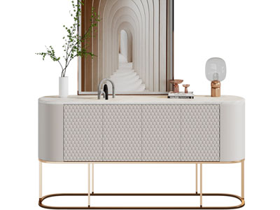 现代轻奢玄关柜、边柜