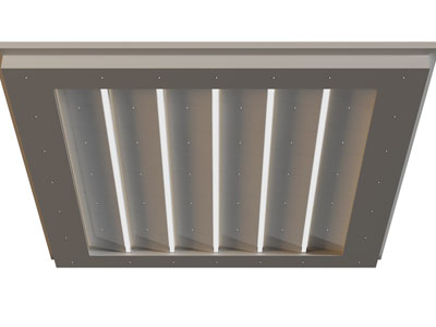 现代波浪造的天花吊顶