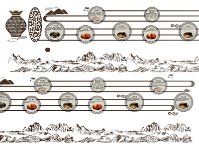 新中式瓷器制作宣传背景墙3d模型 新中式瓷器制作宣传背景墙