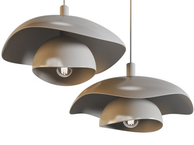 侘寂风双层吊灯