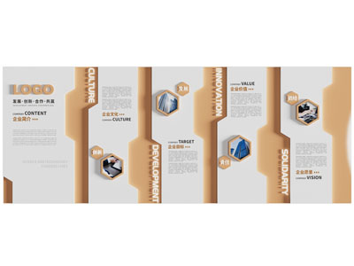 现代企业文化背景墙