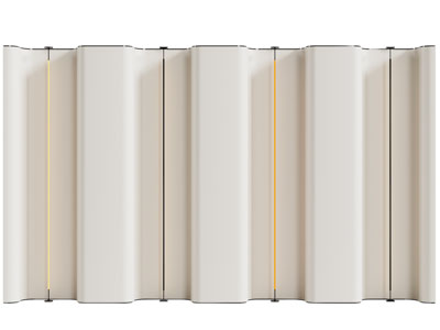 现代天际灯 线条钢带灯 洗墙灯