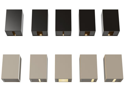 现代长方形盒子造的壁灯