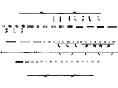 现代筒灯射灯 轨道磁吸灯 可转向